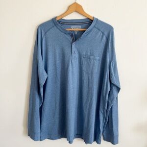 Coolibar blue long sleeve UPF 50+ UPV sun protection shirt size XXL